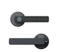 Serratura connessa Blocco intelligente delle impronte digitali Carta con codice di accesso Bluetooth Porta in legno Camera da letto Accesso senza chiave Smart Lock