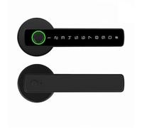 Serratura connessa Serratura intelligente for porta con impronta digitale con serratura for porta con ingresso senza chiave APP Set con tastiere e maniglia Serratura con catenaccio con codice elettron