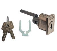 Serratura corpo ovale con perno per cassettiere Cas 265 Meroni 3445