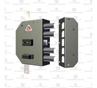 SERRATURA DOPPIA MAPPA SICUREZZA PORTE LEGNO MANO SINISTRA SX C.R. 2250 60 MM