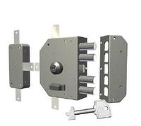 SERRATURA CR CHIUSURA QUINTUPLA CON SCROCCO AP. CIL.60 A.3350C -52N SX