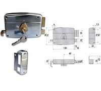 Serratura da applicare per ferro art. 50421 e 70 sx CISA