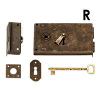 Serratura da applicare orizzontale con scrocco e catenaccio Redosso