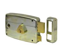 Cisa – Serratura cancello esterno 15057160279 – Acciaio zincato con cilindro – Entrata 60 sinistra
