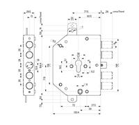SERRATURA DA APPLICARE TRIPLICE PER PORTE BLINDATE ART. 89C.855 Sx E 60 - mm 132