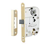 Serratura da incasso a cilindro europeo da incasso, asse 45 mm, piastra tonda - Thirard