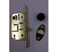 Serratura da infilare AGB SCIVOLA "T" frontale 16 mm. entrata 50 mm. quadro 8 mm.-chiave finitura OTTONE LUCIDO VERNICIATO, per porte scorrevoli interne.
