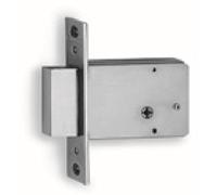 Serratura metallo infilare 1501 fiam b.q ottone sat f.mm 21 c.spillo m1 e.mm 70