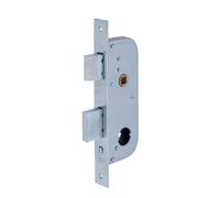 Serratura da infilare per cancelli e porte in ferro frontale 22 mm Zincato