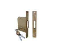 SERRATURA DA INFILARE PER PORTA LEGNO '56320' E60 - bordo quadro / 4 mandate YAL