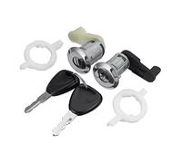 Serratura del portellone dell'automobile Serratura del bagagliaio dell'automobile Sinistra+Destra Serratura Cilindro del barilotto con 2 Chiave 7701468981 7701468982, per 1996 1997 1998 1999 2000 2001