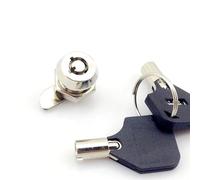 serratura della camma dell'armadio, Serratura a camma for armadietto con chiave tubolare in lega di zinco finitura cromata MX09(No.6)