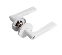 Serratura della porta del bagno Maniglia della camera da letto Camera interna Minimalista a tre barre Singola lingua Antifurto domestico(BET300 with clamp,No)