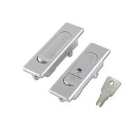 Serratura della porta del pannello della maniglia dell'aereo, serratura della scatola dell'armadio elettrico, serrature del cassetto dei mobili, serrature del guardaroba, 1 pezzo(MS509 Silver Plated