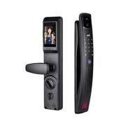 Serratura Della Porta Intelligente 3D Face Serratura Elettronica Telecamera Di Sicurezza Monitor Impronta Digitale Intelligente Password Chiave Biometrica Sblocco Tuya Wifi(24x240r)