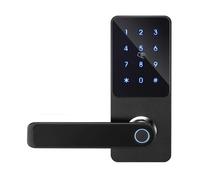 Serratura Della Porta Intelligente App Ttlock Tastiera Di Accesso Senza Chiave Impronta Digitale Codice Biometrico Maniglia Intelligente Serratura A Porta Telecomando
