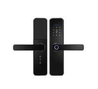Serratura Della Porta Intelligente Impermeabile Tuya Sicurezza Biometrica Delle Impronte Digitali Intelligente Smart WiFi APP Password Serratura Elettronica(4585)