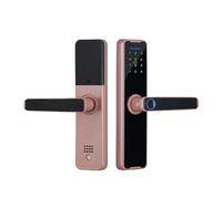Serratura Della Porta Intelligente Serratura Biometrica For Impronte Digitali Smart Lock Nera App Tuya Sblocco Remoto Senza Chiave Elettronica Risparmio Energetico(22x170)