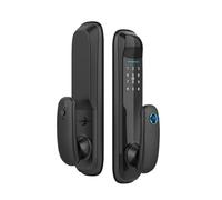 Serratura Della Porta Intelligente Serratura Intelligente TUYA WiFi O TTLock APP Impronta Digitale Pannello Smerigliato Biometrico Password Chiave IC Card Elettronica(22x190mm,TT Lock Version)