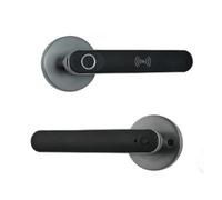 Serratura Della Porta Intelligente Tuya Serratura Elettronica Biometrica Intelligente Digitale Impronta Password Ingresso Manopole For Porta For Camera Da Letto Home Office(3400gun with gw)