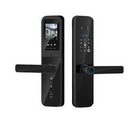 Serratura Della Porta Intelligente Tuya Wifi Serratura Elettronica Digitale Intelligente For Porta Con Fotocamera Biometrica Smart Card For Impronte Digitali Sblocco Chiave For Domestica(22x170 5050)