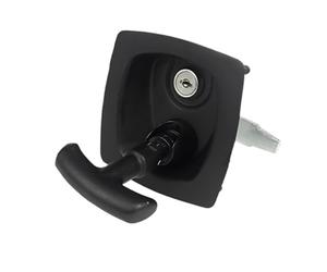 serratura della porta Serratura a maniglia Tipo di compressione for armadio industriale Pannello a pressione nero a forma T for cofano quadrato della portiera 'auto(Withlock)