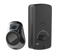 Serratura di porta astuta dell'impronta digitale con accesso di backup meccanico e app intuitiva per la gestione sicura della casa