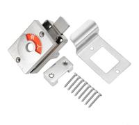 Serratura di porta della divisione del bagno con il materiale della lega di alluminio e l'indicatore verde rosso per l'uso negli aeroporti e negli uffici degli ospedali