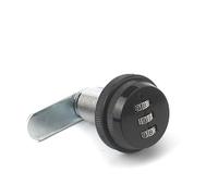 Serratura Di Sicurezza for Cassetta Postale, for Con Combinazione A 3 Cifre Camma Linguetta Rotante Da 7/8 Pollici for Cassetto Dell'armadio 1 Pezzo(Black,20mm)