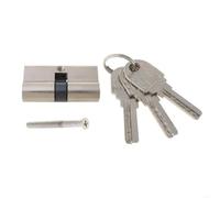 Serratura di sicurezza for porta e finestra con doppia apertura, cilindro da 60 mm, antifurto, in ottone, allungata Per Porte d’Ingresso(60mm)
