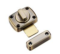 Serratura di sicurezza for porta resistente, 1 pezzo - con chiavistello a cilindro 2 in for porte e armadi in legno(Green Patina)