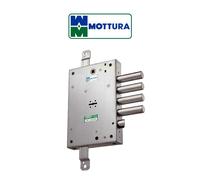 Serratura di sicurezza Mottura interasse 28 mm con chiavistelli prolungati art. 52.571