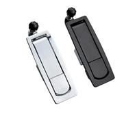 Serratura di sicurezza per armadio, pannello a leva, pulsante, 1 pezzo(57Long Rod Black)