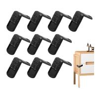 Serratura di sicurezza per bambini, chiusura compatta per armadietti - Set sicuro da 10 pezzi per la sicurezza dei bambini per cassetti armadio frigo camere mobili cucina e case nell'ambiente