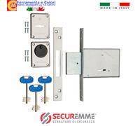 Serratura Di Sicurezza Per CANCELLI in Ferro A Infilare Entrata 60 Doppia Mappa