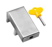 Serratura di sicurezza per finestre, scorrevole orizzontale, serratura di sicurezza con chiave, barra di sicurezza regolabile antifurto, barra di sicurezza per bambini per la casa