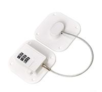 Serratura di Sicurezza per Frigo con Codice a 4 Cifre(white) | Codice a 4 cifre modificabile, metallo , previene aperture accidentali, per ideale per famiglie