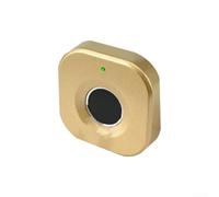 Serratura di sicurezza per impronte digitali per cassetti e armadietti, con ricarica USB e notifica automatica di batteria scarica, adatta per più luoghi di accesso come palestre e aziende (oro)