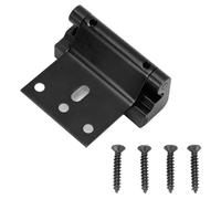 Serratura di sicurezza per la casa, in lega pesante in alluminio in lega di sicurezza a prova di bambino blocco di rinforzo per le porte delle porte garage difendi i tuoi bambini (Black)