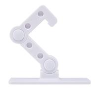 Serratura di Sicurezza per Leva Porta e Finestra 10x3,8x8cm | Plastica Bianca, Riposizionabile e Delicata sui Mobili, per Armadi e Toilette in Casa