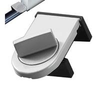 Serratura di sicurezza per porta scorrevole - Blocco finestre in alluminio | Chiusure per bambini regolabili | Un fermo antifurto robusto e ad alta sicurezza per vetri che impedisce