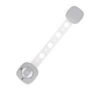 Serratura di sicurezza per serratura della porta multiuso a prova di sicurezza, serrature di sicurezza con cinghia regolabile e opzione di doppio blocco per armadi e cassetti, servizi igienici,