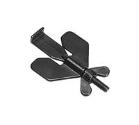 Serratura di sicurezza portatile per hotel e casa, fermaporta antifurto per vivere da solo, colore nero