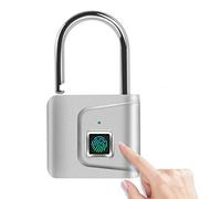 Serratura di sicurezza Smart Keyless USB ricaricabile per impronte digitali lucchetto per armadietto scuola sportiva metallo in lega di zinco