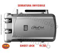 SERRATURA DI SICUREZZA VITEL GHOST LOCK INVISIBILE ANTIFURTO ANTISCASSO +4 TELEC
