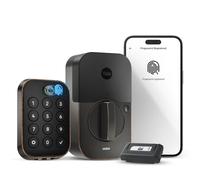 Serratura di sicurezza Yale Security Assure Lock 2 Touch con catenaccio in bronzo oliato, senza chiave, con tastiera touchscreen connessa Z-Wave