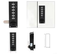 Serratura Digitale Tripla per interblocco per Archivio Serratura | Password 3-15 cifre, per accesso per sicuro, per ideale per documenti riservati, installazione semplice(Spindle lock)