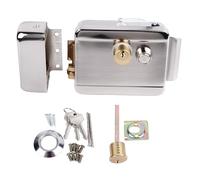 Serratura elettrica a controllo remoto con doppia testa e doppio blocco per di controllo dell'accesso con citofono e interfono, serratura elettronica 12 V con sicurezza