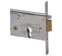 Serratura metallo infilare elettrica 14010 cisa b.q zinc f.mm 16 f.sagom+scr h.m