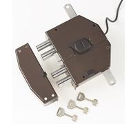 Serratura legno applicare elettrica 6823 yale pompa mm 80 m4 tripl.scr e.mm 65 s